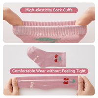 4 paires de chaussettes pour bébé, chaussettes pour garçons et filles, chaussettes en coton pour nourrissons et tout-petits, chaussettes de maison pour 3 mois à 3 ans, ensemble de chaussettes douces et confortables