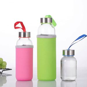Botella de Agua de Vidrio Borosilicato Transparente Ecológica de Alta Capacidad de 500 ml y 750 ml, Apta para Alimentos, con Tapa Hermética Anticorrosión y Resistente al Hervir - Product Image 3