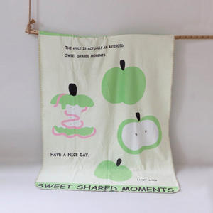 Anpassbare Weiche Doppelseitig Bedruckte 100*140cm Büro Zuhause Sofa Bett Polyester Stoff Fuchspelz Wurfdecke - Product Image 3