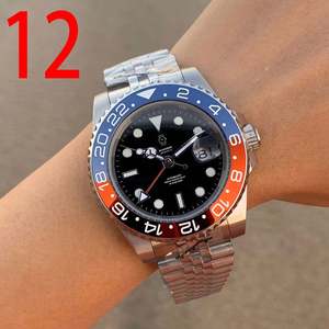 Nuevo Reloj de Pulsera de Doble Hora, 40MM, Bisel de Cerámica, Movimiento 3285, Reloj Mecánico Automático, Venta al Por Mayor - Product Image 6