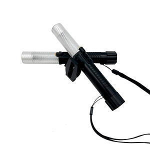 ポータブル安全警告トーチバトンマーシャリングワンド充電式LEDトラフィックバトン - Product Image 1