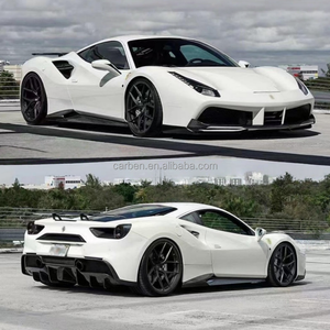 Fibra de Carbono Apta para los Componentes del Kit de Carrocería <span class=keywords><strong>Ferrari</strong></span> 488 Novitec: Labio Delantero, Difusor Trasero y Faldones Laterales. - Product Image 6