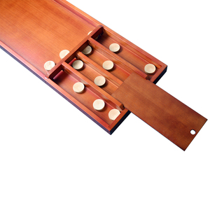 Torpsports Shuffleboard Holandés - Tablero de Haya Teñida de Tamaño Completo con Discos Cóncavos Sjoelen TSP-6218 - Product Image 6