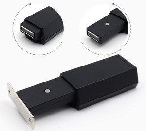 Commutateur à pression magnétique en plastique robuste pour meubles, type bouton-poussoir invisible, pour rebond de porte - Product Image 3