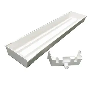 Novo Design Hidropônico Pepino Tomate Sistema Crescente PVC Gutter Plantando Gully Tubo Sistema com Cocopeat Crescer Saco