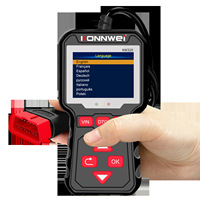 NCFKOS KW320 ELM327 Scanner de véhicule électrique Lecteur de codes pour voiture diesel à essence Analyseur de moteur ABS Diagnostic de voiture Réparation