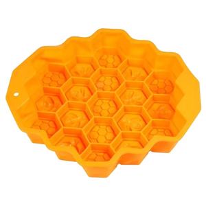 Molde para Hornear en Forma de <span class=keywords><strong>Panal</strong></span>, Herramienta para Hornear, Molde de Silicona Único de 24x23x4.5cm, Elegante Molde para Hornear - Product Image 2