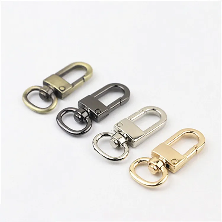 20mm*41mm Newest Lock-Shaped Zinc Alloy Buckle DIY Metal Key Buckle Customized Colored Hardware Accessories