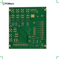 PCBSync Rogers RT/duroid 5880 0.5mm 1oz Or dur 2 couches Carte RF à perte ultra-faible