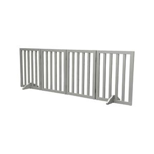 Barrera de madera para mascotas para puertas, valla gris para mascotas para la casa, puerta para perros para escaleras - Product Image 1