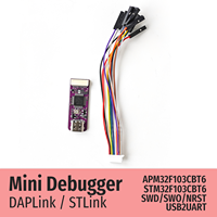 Weact STLink DAP Link untuk Simulasi Unduhan Debugger Port Serial TYPE-C Pemrograman Mikrokontroler STM32F103CBT6 Bahan ABS
