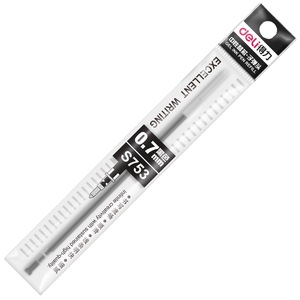 Deli S761 Gel <b>Pen</b> <b>Refill</b> 0.7mm Black Office Use - Product Image 3