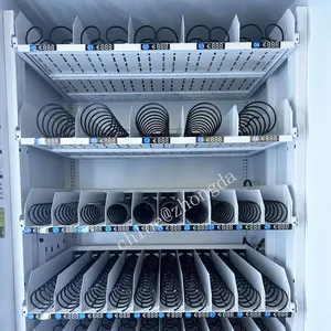 Máquina expendedora al aire libre Refrigerador Máquinas expendedoras inteligentes Botella Máquina Expendedora de bebidas con precio competitivo