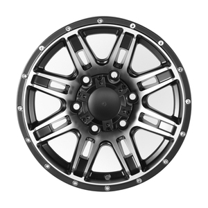 <span class=keywords><strong>Jante</strong></span> 8006 15x8 6 trous Classe G Noir Mesh Lip Wheels Auto Off Road Alloy Rims Suv 6 Lug Stud 15 pouces 6x139.7 4x4 Offroad Car - Product Image 3