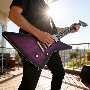 Guitarra <span class=keywords><strong>de</strong></span> 7 Cuerdas y Guitarra <span class=keywords><strong>de</strong></span> <span class=keywords><strong>Jazz</strong></span> Más Vendida, Instrumentos Versátiles para Estilos Musicales Modernos - Product Image 1