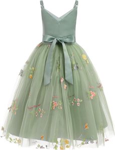 Vestido <span class=keywords><strong>de</strong></span> Verano para Boda, Plisado, con Temática Forestal, en Colores Pastel, <span class=keywords><strong>de</strong></span> Tul, Estilo Princesa, para Damas <span class=keywords><strong>de</strong></span> Honor, Bailes <span class=keywords><strong>de</strong></span> Gala y Eventos Formales - Product Image 2