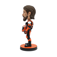 Bobblehead de motocycliste en résine, statue de poupée 3D hochant la tête pour cadeau de motards, décor d'amant de vélo personnalisé pour affichage de bureau à domicile