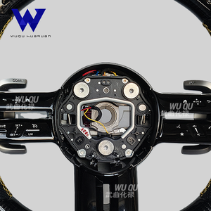 Volant en fibre de carbone avec éclairage LED adapté aux Mercedes-Benz A45 C63 C43 E53 E63 G63 G500 G55 <span class=keywords><strong>AMG</strong></span> <span class=keywords><strong>GT</strong></span> S63 GLE63 GLA45 W223 - Product Image 3