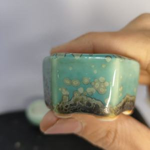 Mini macetas <span class=keywords><strong>de</strong></span> bonsái Yixing esmaltadas <span class=keywords><strong>de</strong></span> alta temperatura Witj todo tipo <span class=keywords><strong>de</strong></span> diseño - Product Image 5