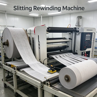 Machine de découpe et de rembobinage intelligente haute précision pour film laminé et papier en rouleaux larges de grand diamètre