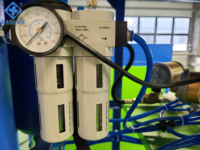 Machine de soufflage de bouteilles PET semi-automatique d'occasion, composants Festo, moteur, équipement de production de bouteilles en plastique à économie d'énergie