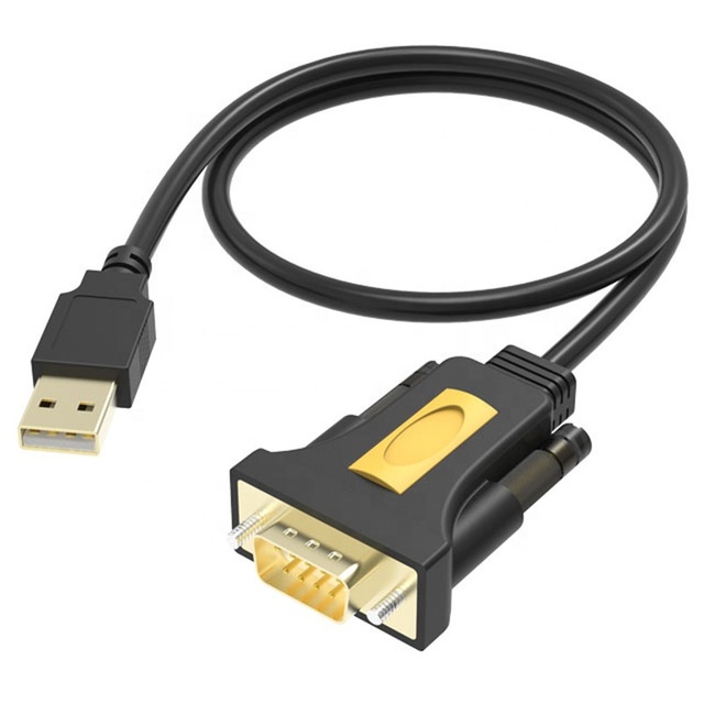 OEM Win10 Android Mac FTDI USB to Serial Cable with Pure Copper Braid PVC Jacket DB9 VCP Adapter Computer RoHS Certified