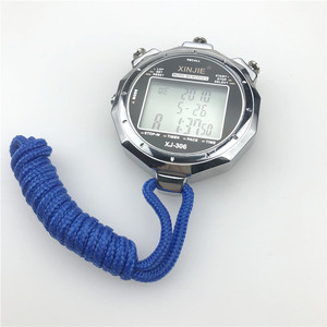 Xinjie Xj-306 Metal Electronic Stopwatch 100-300 Lane Lcd Display Waterproof For Sports Timing - Product Image 2
