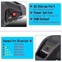 Batterie lithium-ion JT-EBB13-22 48V 10.4Ah 7.8Ah 13Ah 14Ah 15.6Ah 20Ah 52V pour vélo électrique Qlife Racer Spark Hunter Plus Janson X50