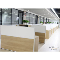 Bureau de travail moderne en bois pour 4 personnes 2026, mobilier commercial durable, lit pliant, garantie 6 ans, démontable
