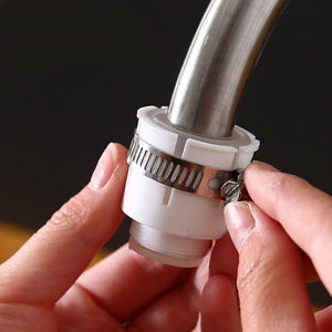 Adaptador de conexión rápida para grifo de tubería de agua, adaptador para pistola de lavado de coches, interfaz roscada de 22 mm - Product Image 1