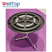 Nouveautés : Mécanisme de table pivotante à 360 degrés pour quincaillerie de meubles, support de table rotatif, plateau tournant, cadre rond pliable