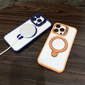 เคสขาตั้งคู่สำหรับ <span class=keywords><strong>iPhone</strong></span> 17 <span class=keywords><strong>Pro</strong></span> 17 <span class=keywords><strong>Pro</strong></span> Max 17 Air 16 15 14 <span class=keywords><strong>13</strong></span> 12 11เคสป้องกันโลหะใสแม่เหล็ก - Product Image 3