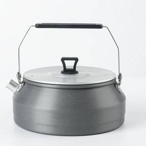 Ensemble de cuisine de camping moderne et léger en aluminium avec poignées, comprenant couvercles, poêles à frire et à sauter, cafetière, logo personnalisable, compatible cuisinière à gaz - Product Image 2