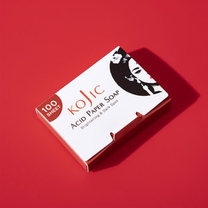 Tamaño de viaje 100 Uds. Papel de regalo de jabón de Ácido Kójico de bolsillo soluble portátil para lavado de manos y <span class=keywords><strong>Fcae</strong></span> - Product Image 5