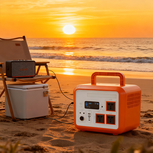 Batterie Externe Portable 1500W 1280Wh à Onde Sinusoïdale, Grande Capacité, Lithium Fer Phosphate, Recharge Solaire, Stockage d'Énergie Portable - Product Image 1