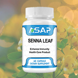 Cápsula de extracto de hoja Senna de extracto de hierbas de etiqueta privada OEM - Product Image 2