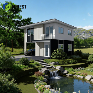 Villa modulaire en acier léger soudé sur mesure avec un design moderne pour maison familiale - Product Image 1