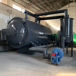 Four horizontal à charbon de bois pour la production de biochar, machine à carboniser le charbon de bois et le vinaigre de bois, four continu pour la production de carbone de bois W - Product Image 1