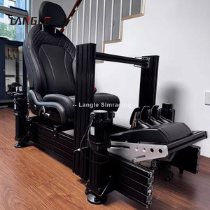 Simulador de vuelo VR de <span class=keywords><strong>4</strong></span> ejes, máquina de juego de conducción de cabina de carreras Sim de aluminio para entrenamiento al aire libre para Forza <span class=keywords><strong>Horizon</strong></span> 5 - Product Image 1