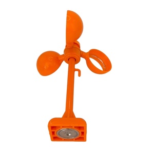 Répulsif à oiseaux rotatif à énergie solaire, écologique, en ABS, réfléchissant, imperméable, orange, pour ferme - Product Image 4