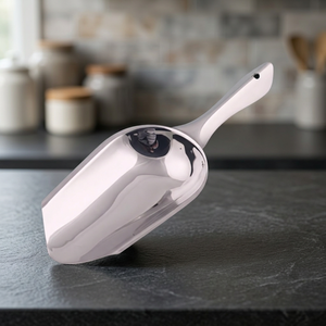 Cuillère à glace en acier inoxydable de qualité supérieure, écologique, certifiée hygiénique, résistante, design simple, prix de gros Inde - Product Image 3