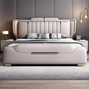 Ensembles de Meubles de Chambre à Coucher Modernes King Size pour la Maison, Lit Queen Moelleux, Cadre en Bois King, Vente Directe Usine, Design Sans Lavage, Rangement Rotatif - Product Image 6