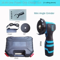 Mini meuleuse d'angle électrique spéciale 16.8V bricolage transfrontalier petite Machine de découpe et de polissage au Lithium pour gratter l'écorce