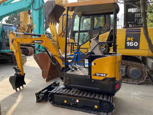 Ekskavator bekas asli SY16 dengan Dozer penjualan laris SY16 SY35 SY55 SY60 SY70 ekskavator Mini harga rendah ekskavator tangan kedua - Product Image 2
