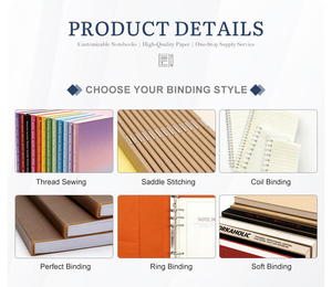 Fournitures scolaires en gros : Carnet de notes personnalisé à couverture rigide avec reliure spirale pour <span class=keywords><strong>l</strong></span>'organisation et le journalisation - Product Image 5