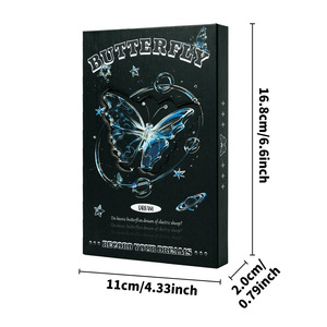 Dream Liquid Butterfly Series Portable Tri-fold Notebook Diario Record Book Cross-border Venta caliente productos kawaii - Product Image 5