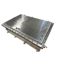 Boîte de jonction antidéflagrante en acier inoxydable SS316L série LD-FBJX (Ex d IIC/DIP) IP66 115x75x55mm Surface polie/peinte