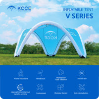 Tente gonflable modulaire de marque personnalisée résistante aux UV pour l'affichage de la publicité