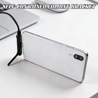 Câble de charge rapide USB-C vers Type-C tressé avec support de téléphone pliable, 240W PD, pour tablette, câble de données Type-C pour IP15-17