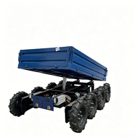 Robot de transport GPS télécommandé en acier, nouveau véhicule de transport à benne basculante, chargeuse sur roues YQ-1200 haute efficacité pour usine de boissons